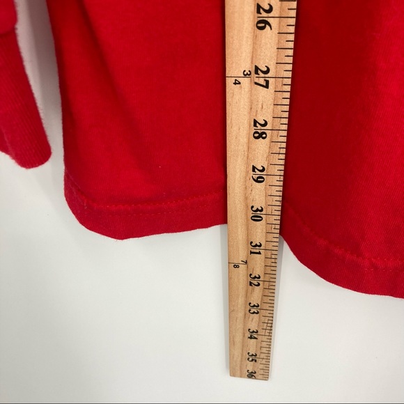 Mack’s Prairie Wings Red and Leopard Long Sleeve Tee Women’s Large - Picture 7 of 8